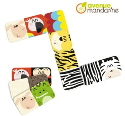Kinder My Mandarine Weitere Geschenkideen Für Kinder>Lernspiel Domino "Tiere und Texturen"