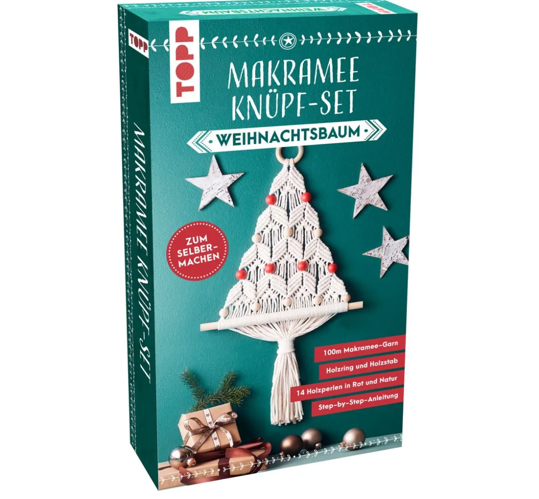 Topp Makramee|Makramee Diy Set>Makramee Knüpf-Set "Weihnachtsbaum"
