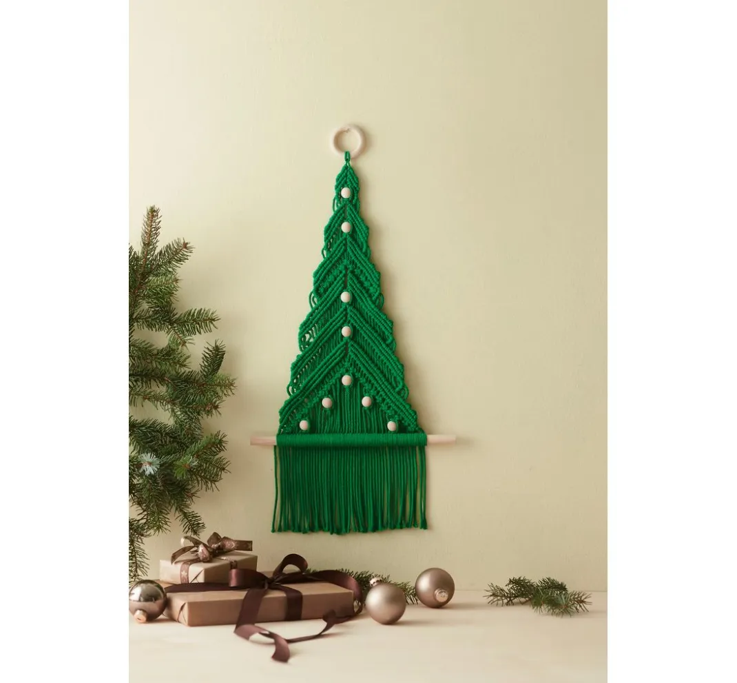 Topp Makramee|Makramee Diy Set>Makramee Knüpf-Set "Weihnachtsbaum"