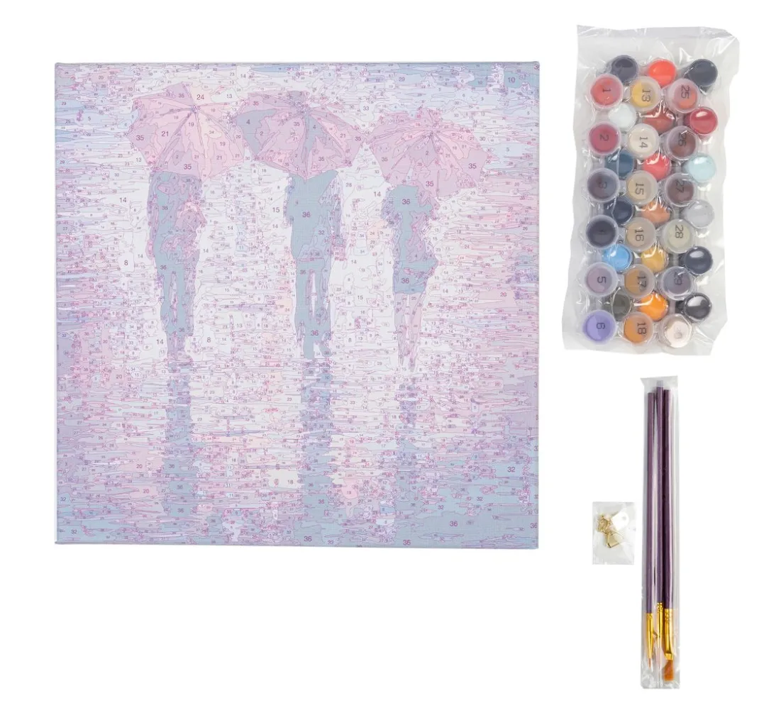 Kinder Craft Buddy Malen Nach Zahlen|Weitere Geschenkideen Für Kinder>Malen nach Zahlen auf Keilrahmen, 30 x 30 cm