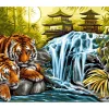 Kinder Mammut Malsets|Malen Nach Zahlen>Malen nach Zahlen "Tiger am Fluss"