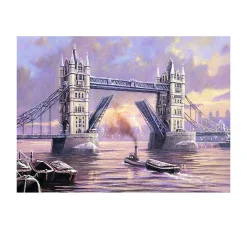 Kinder Royal Langnickel Malen Nach Zahlen|Malsets>Malen nach Zahlen "Tower Bridge", 30 x 40 cm