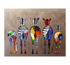 Kinder Figured'Art Malsets|Malen Nach Zahlen>Malen nach Zahlen "Zebras"
