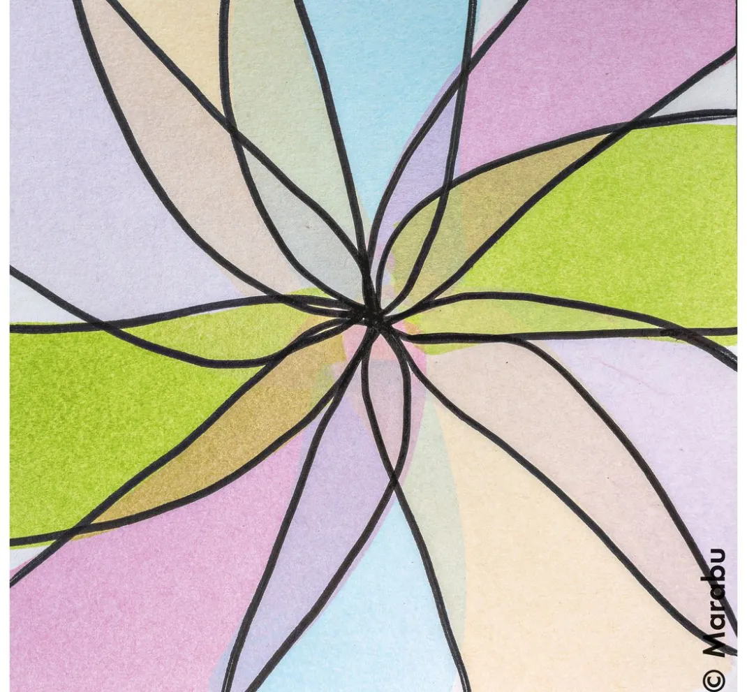 Marabu Künstlerfarbe|Bastelfarbe>Acryl Color Squeegee Art Set
