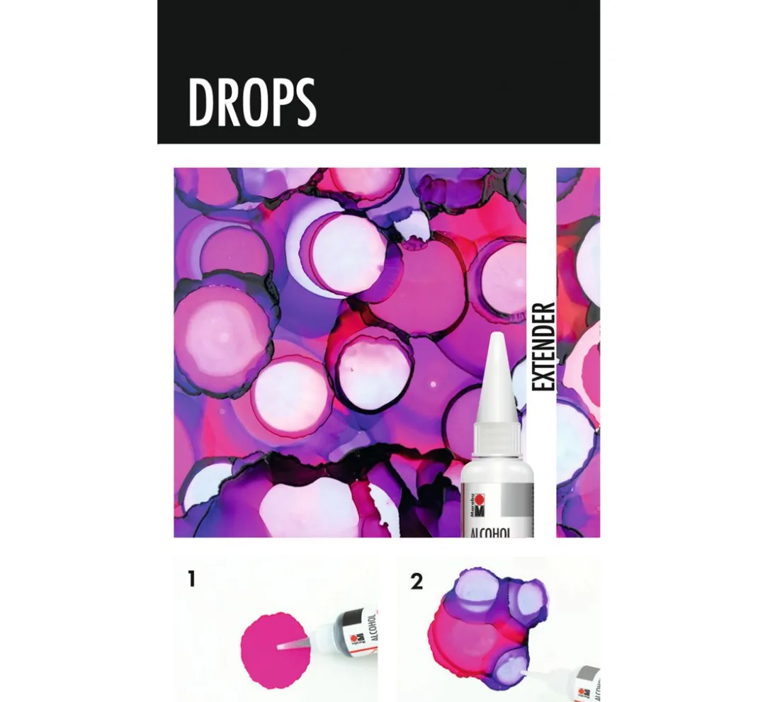 Marabu Künstlerfarbe|Glas- & Porzellanmalfarbe>"Alcohol Ink"