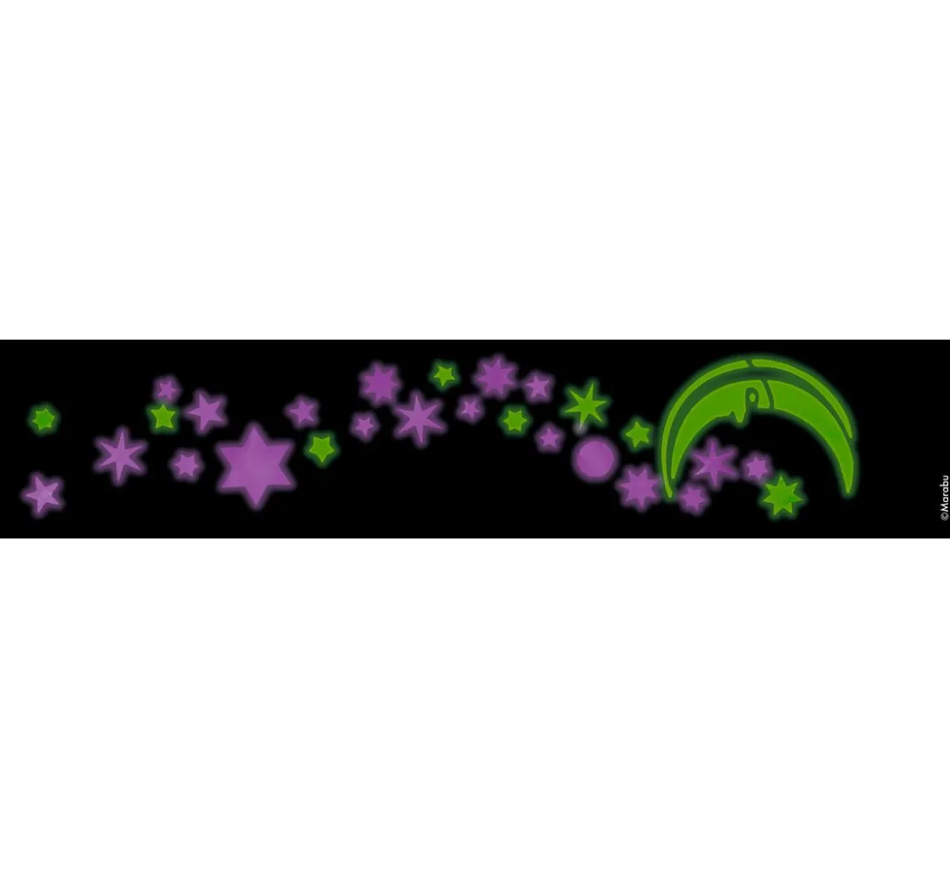 Marabu Effektfarbe>GLOW IN THE DARK-Set "DREAM"