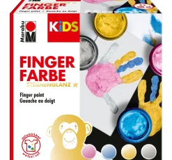 Kinder Marabu Fingerfarbe|Fingerfarbe>KiDS Fingerfarbe "STERNENGLANZ"