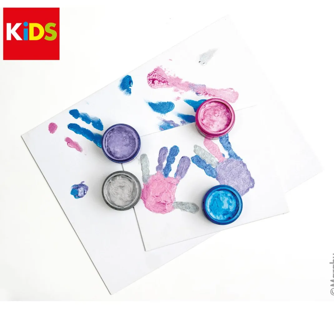 Kinder Marabu Fingerfarbe|Fingerfarbe>KiDS Fingerfarbe "STERNENGLANZ"