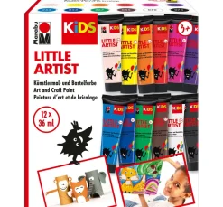 Kinder Marabu Bastelfarbe|Farbsets>KiDS Little Artist "12 x 36 ml"