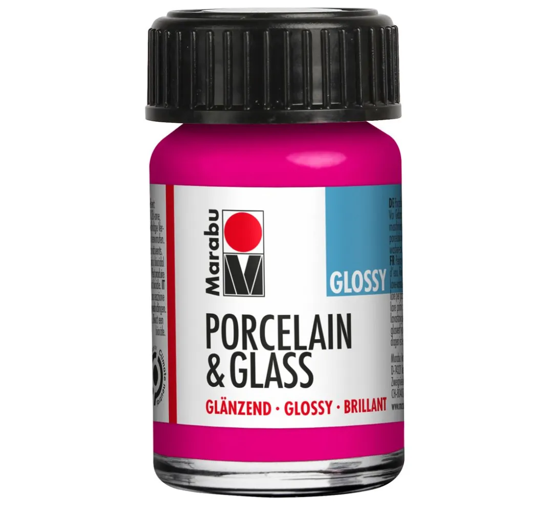 Marabu Glas- & Porzellanmalerei|Glas- & Porzellanmalfarbe>Porcelain & Glass, "Glossy"