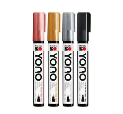 Marabu Farbsets|Stifte>YONO Marker-Set "METALLIC"