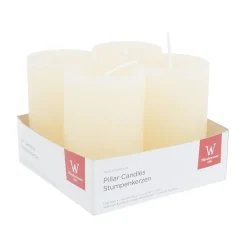 Wiedemann Kerzen Gestalten>Marble Kerze, durchgefärbt, 4er-Pack