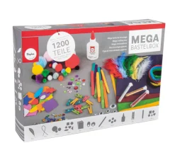 Kinder Rayher Deko-Bastelsets>Mega Bastelbox, ca. 1.200 Teile