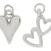 Rayher Anhänger & Charms>Metall Charms Herzen