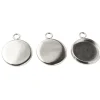 UIT Anhänger & Charms|Cabochons>Metall-Anhänger "Rund"