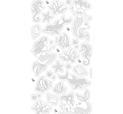 folia Sticker & Klebebänder|Kartengestaltung>Metallic Sticker "Meerjungfrau"
