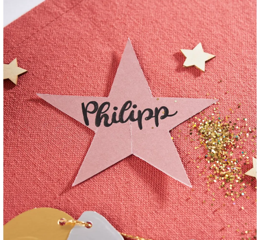 FINDit Kartengestaltung|Karten & Umschläge>Metallic- und Glitzerpapier-Mix, A4, 32 Blatt