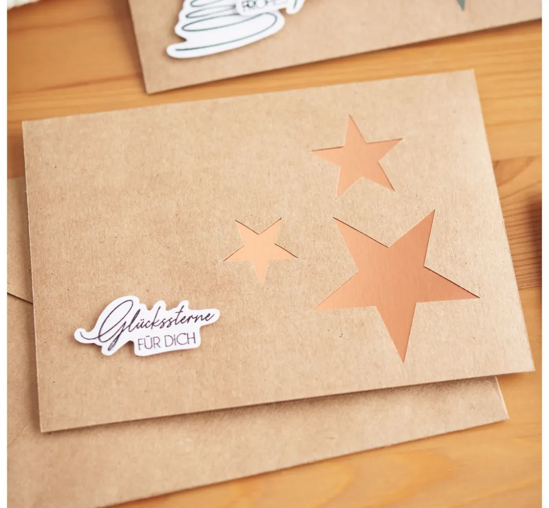 FINDit Kartengestaltung|Karten & Umschläge>Metallic- und Glitzerpapier-Mix, A4, 32 Blatt