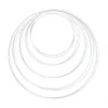 Rayher Diverse Materialien|Metallringe>Metallring "Kreis", Weiß, 10er-Set