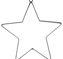 ohne Marke Diverse Materialien|Metallringe>Metallring Stern "Skyla"