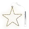 ohne Marke Led-Kerzen & Led-Teelichte>Metall-Stern mit LED-Mini-Lichter inkl. Timer 6/18 Std.