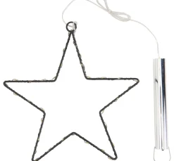 ohne Marke Led-Kerzen & Led-Teelichte>Metall-Stern mit LED-Mini-Lichter inkl. Timer 6/18 Std.