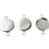 UIT Schmuck Gießen|Cabochons>Metall-Verbinder "Rund", Ø 14 mm
