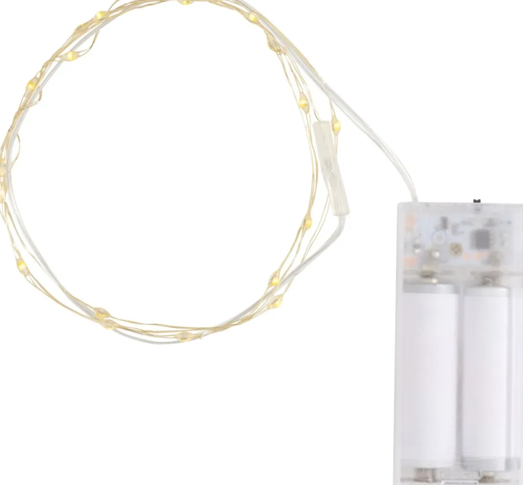 ohne Marke Lichterketten>Micro LED Lichterkette "Blinkend" mit Timer 6/18 Std., 20 LEDs