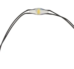 ohne Marke Lichterketten>Micro LED Lichterkette, mit Timer, schwarzer Draht, 20 LEDs