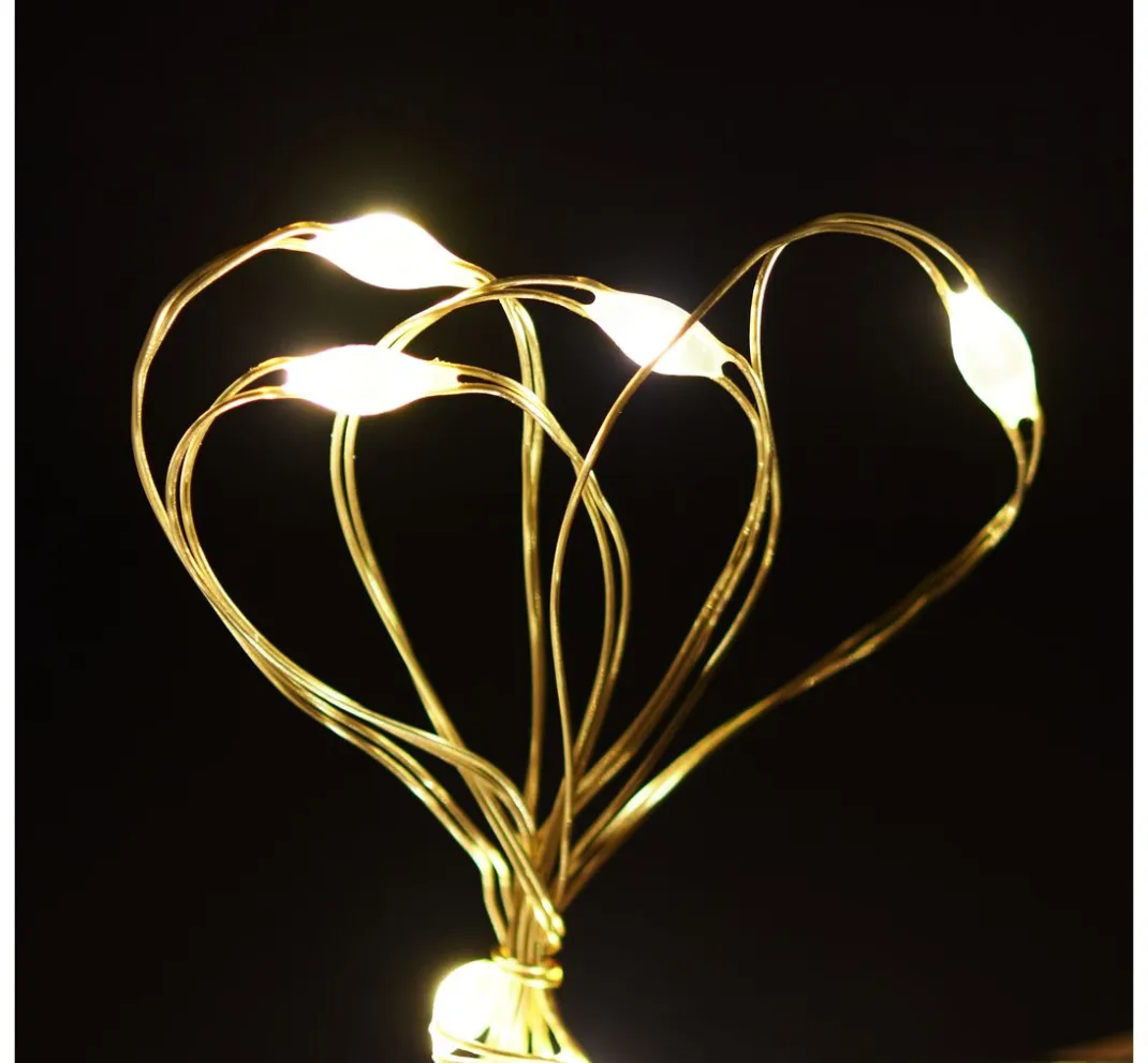 ohne Marke Lichterketten>Micro-LED-Lichterkette "Blinkend" mit Timer 6/18 Std., 30 LEDs