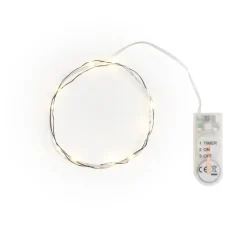 ohne Marke Lichterketten>Micro-LED-Lichterkette mit Timer 6/18Std., 10 LEDs