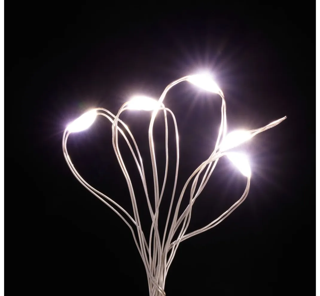 ohne Marke Lichterketten>Micro-LED-Lichterkette, 5-strängig, mit Timer