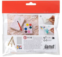 creativ company Miniaturen>Mini Bastelset Wichteltür "Künstler"