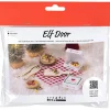 creativ company Miniaturen>Mini Bastelset Wichteltür "Pizza"