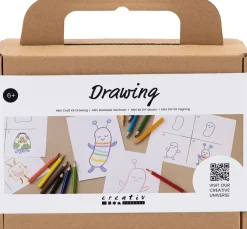 Kinder creativ company Farbsets|Weitere Geschenkideen Für Kinder>Mini Kreativset Zeichnen "Monster"