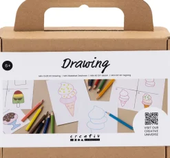 Kinder creativ company Weitere Geschenkideen Für Kinder|Malsets>Mini Kreativset Zeichnen "Süße Sachen"