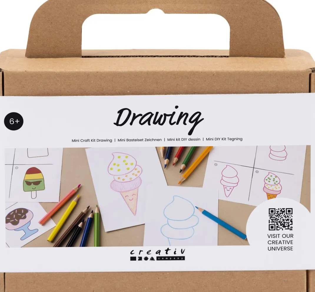 Kinder creativ company Weitere Geschenkideen Für Kinder|Malsets>Mini Kreativset Zeichnen "Süße Sachen"