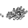 UIT Metallperlen|Perlensterne>Mini Metall-Perle "Würfel", 50 Stück