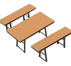 HobbyFun Miniaturen|Dekofiguren & -Objekte>Miniatur Biertischgarnitur-Set