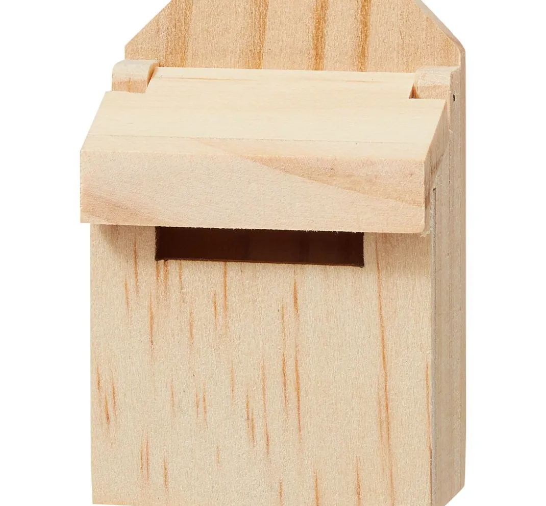 HobbyFun Miniaturen|Holz, Mdf & Pappmaché>Miniatur Briefkasten
