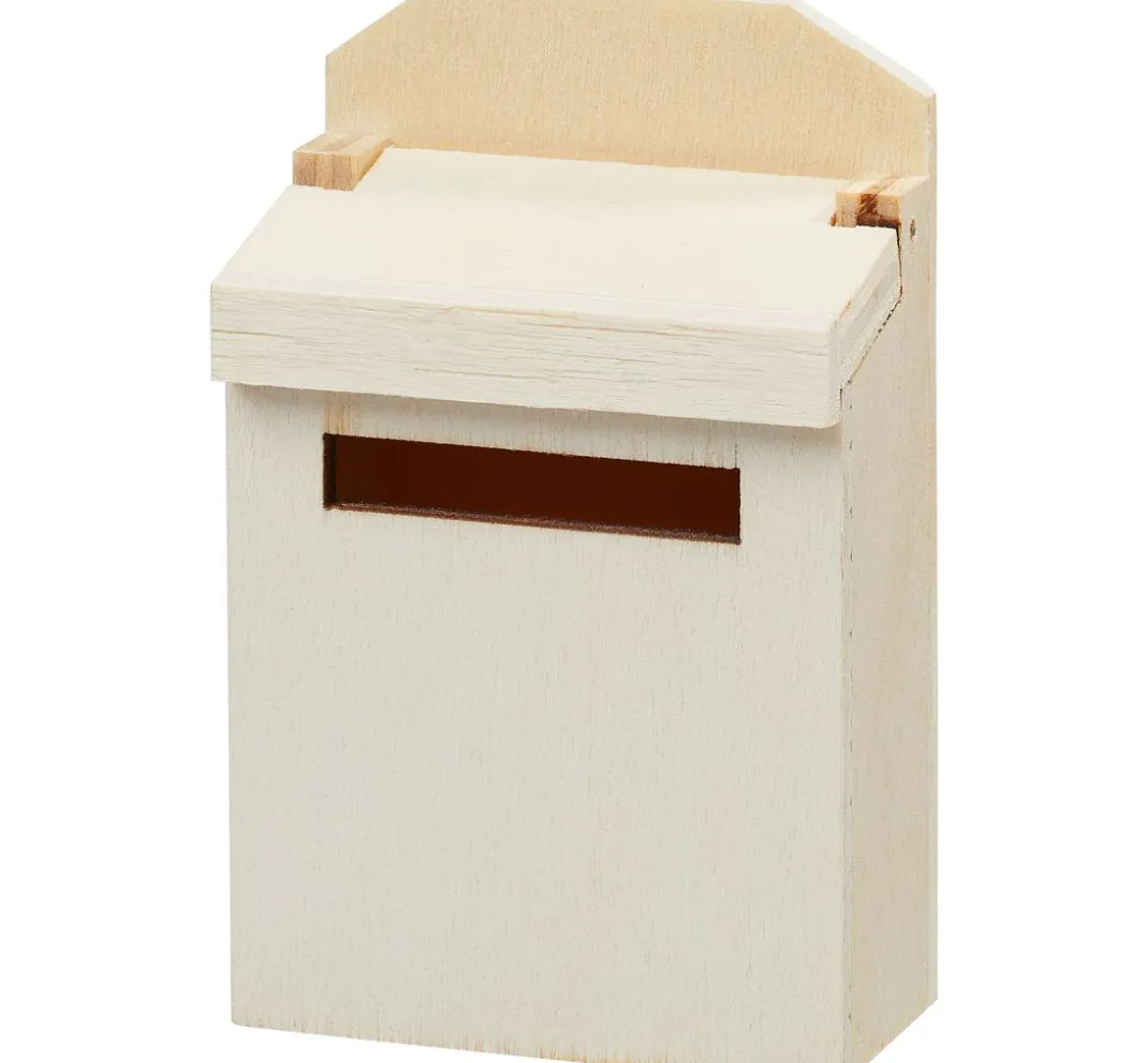 HobbyFun Miniaturen|Holz, Mdf & Pappmaché>Miniatur Hänge-Briefkasten