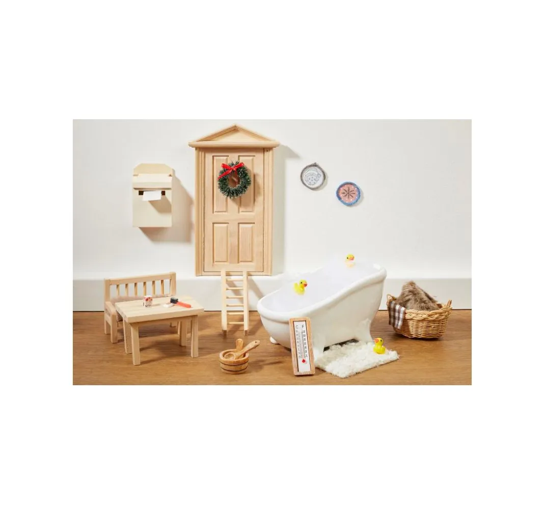 HobbyFun Miniaturen|Holz, Mdf & Pappmaché>Miniatur Hänge-Briefkasten