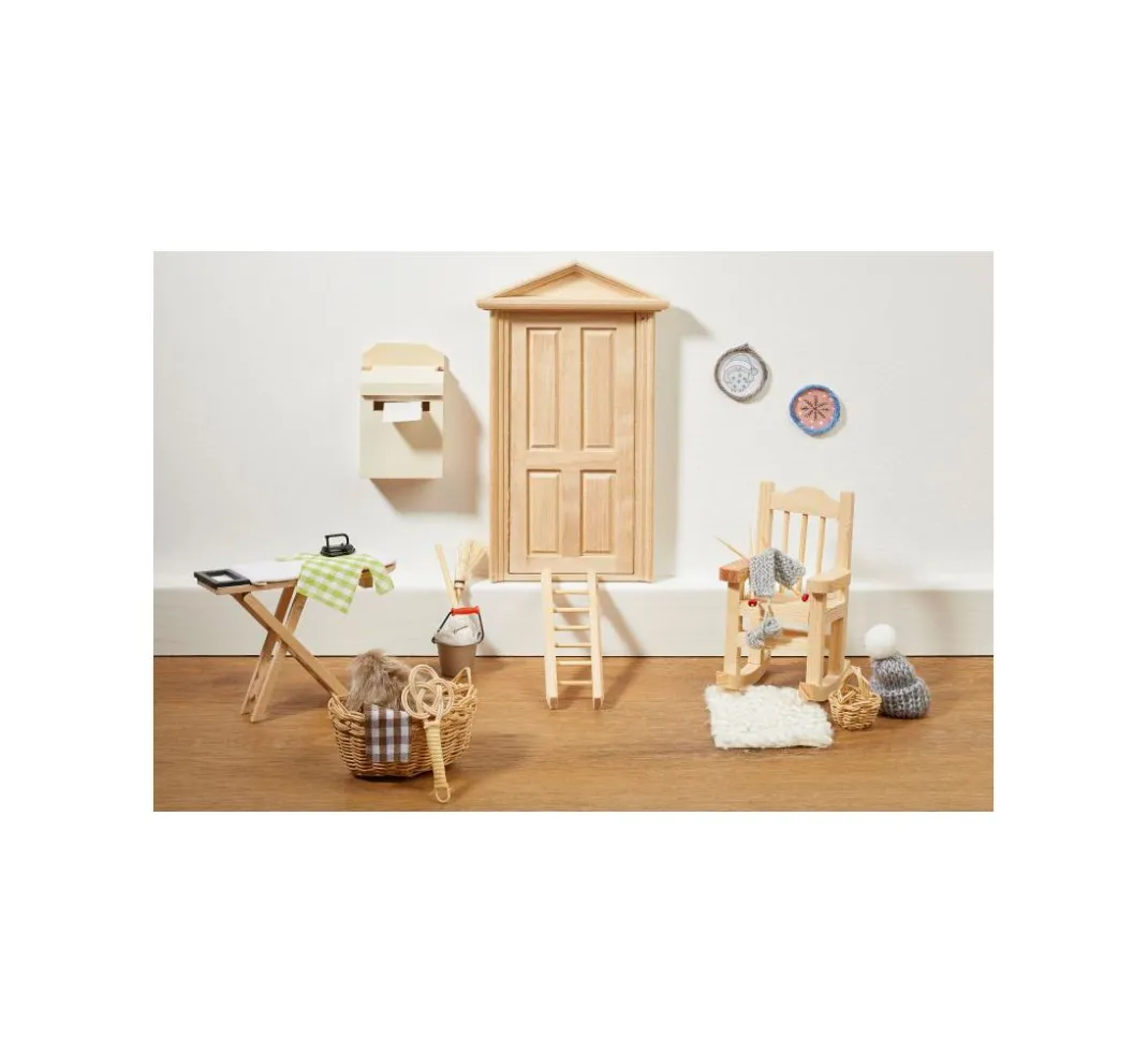 HobbyFun Miniaturen|Holz, Mdf & Pappmaché>Miniatur Hänge-Briefkasten