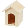 HobbyFun Miniaturen|Holz, Mdf & Pappmaché>Miniatur Hundehütte