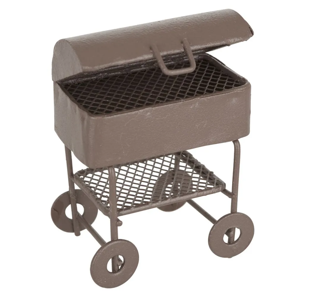 HobbyFun Miniaturen|Dekofiguren & -Objekte>Miniatur Koffergrill "Lyss"