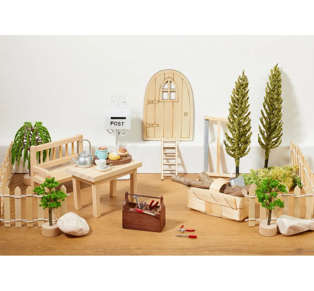HobbyFun Miniaturen|Dekofiguren & -Objekte>Miniatur Leiter "Borre"