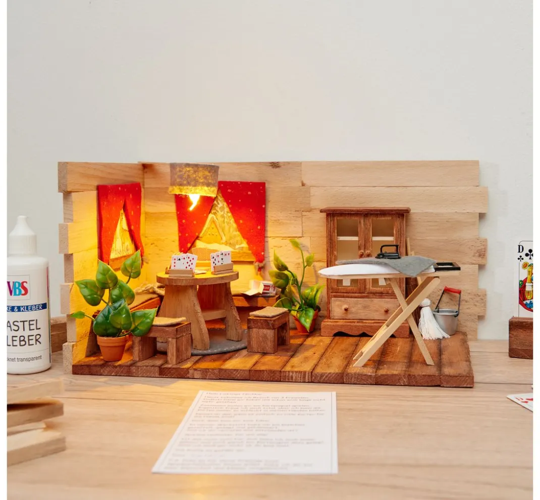 HobbyFun Miniaturen|Dekofiguren & -Objekte>Miniatur Putz-Set