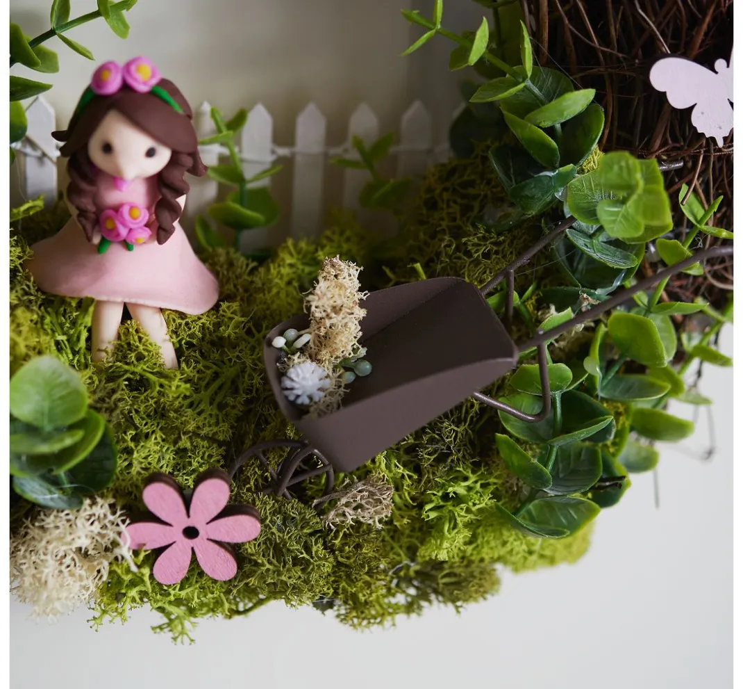 HobbyFun Miniaturen|Dekofiguren & -Objekte>Miniatur Schubkarre "Lyss"