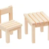 HobbyFun Miniaturen|Holz, Mdf & Pappmaché>Miniatur Set "Tisch & Stuhl"