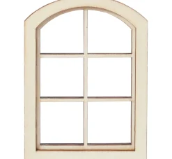 HobbyFun Miniaturen|Holz, Mdf & Pappmaché>Miniatur Sprossenfenster